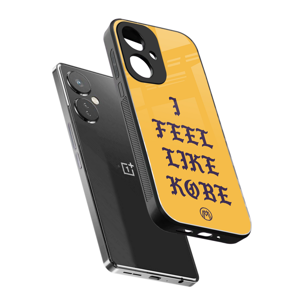 i feel like kobe back phone cover | glass case for oneplus nord ce 3