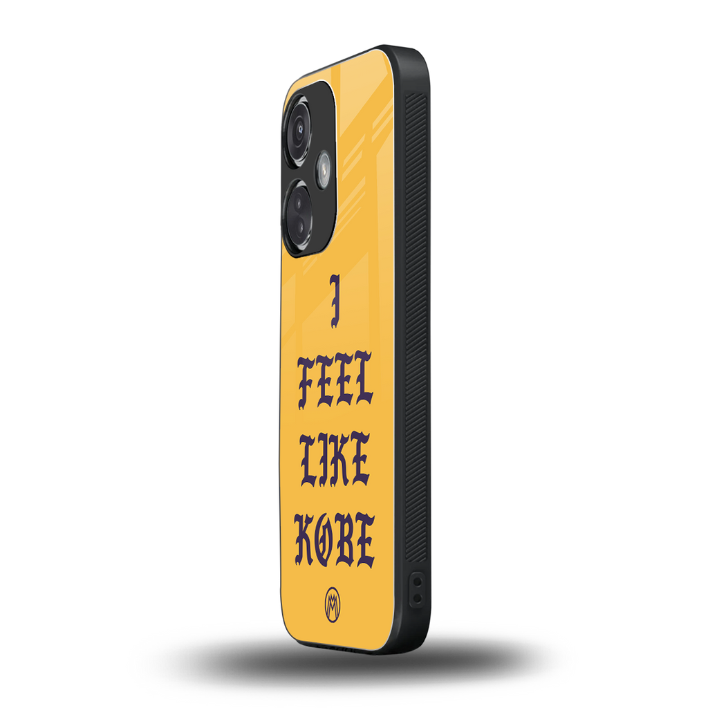i feel like kobe back phone cover | glass case for oneplus nord ce 3