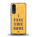 i feel like kobe back phone cover | glass case for oneplus nord ce 4 lite