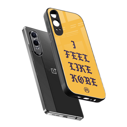 i feel like kobe back phone cover | glass case for oneplus nord ce 4 lite