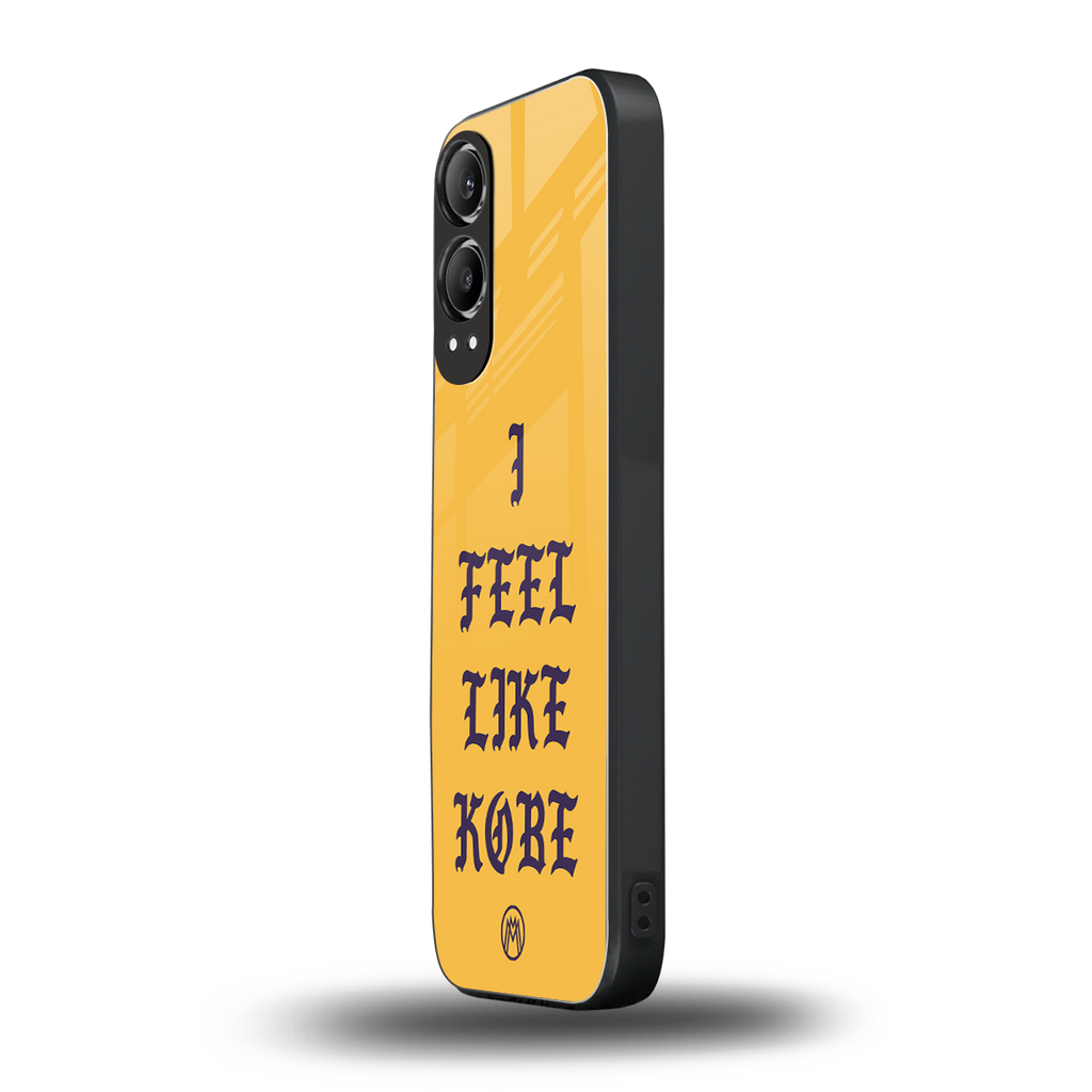 i feel like kobe back phone cover | glass case for oneplus nord ce 4 lite