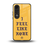 i feel like kobe back phone cover | glass case for oneplus nord ce 4