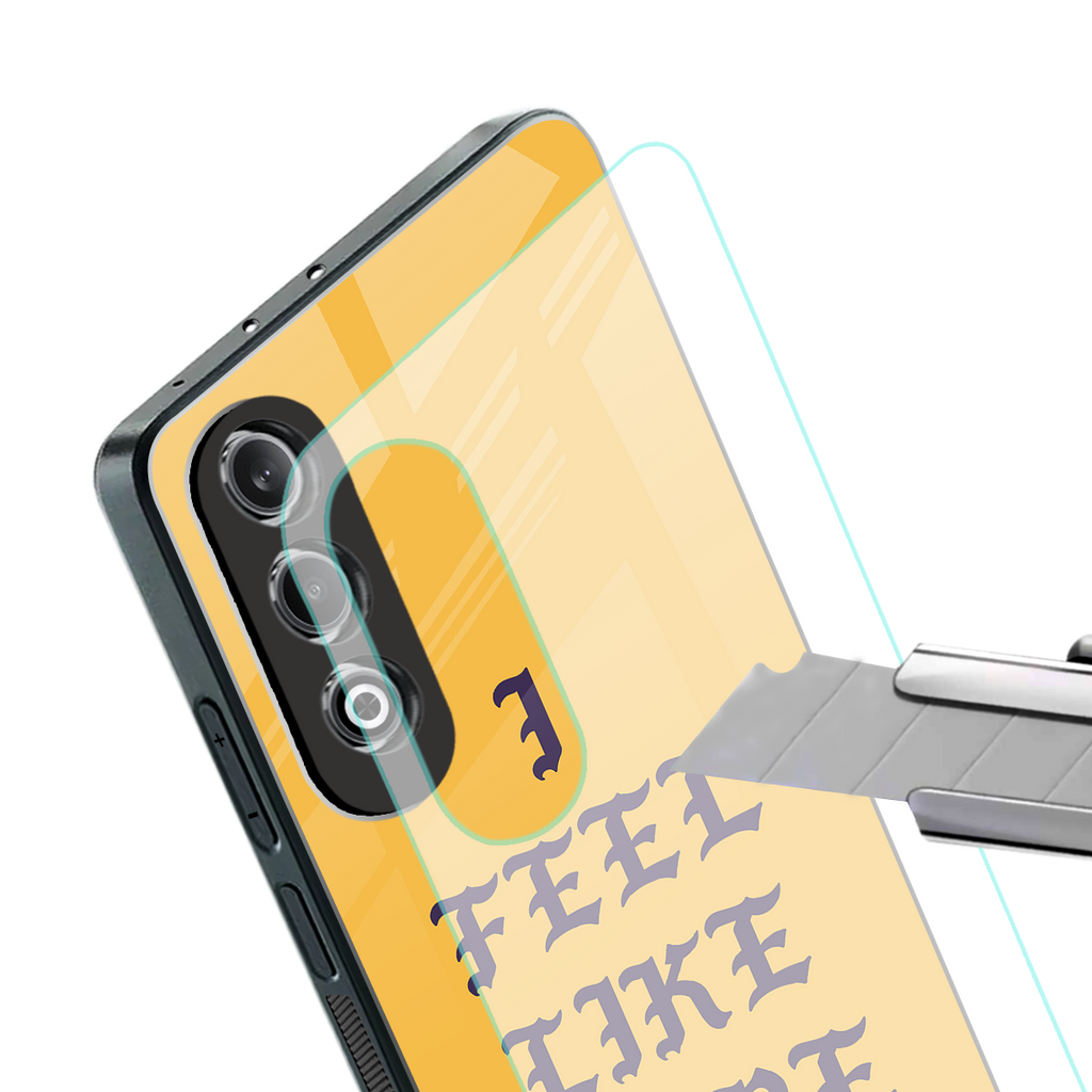 i feel like kobe back phone cover | glass case for oneplus nord ce 4