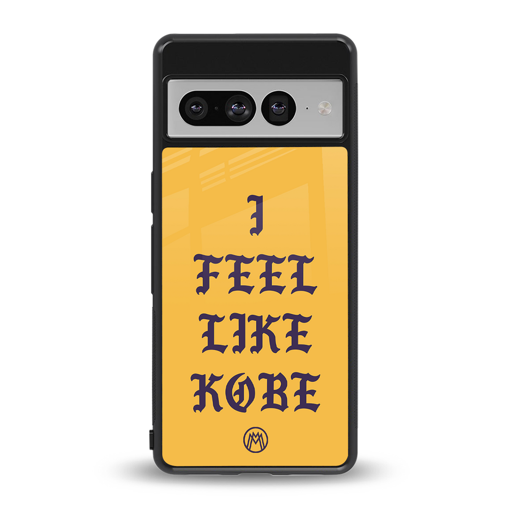 i feel like kobe back phone cover | glass case for google pixel 7 pro