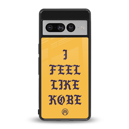 i feel like kobe back phone cover | glass case for google pixel 7 pro