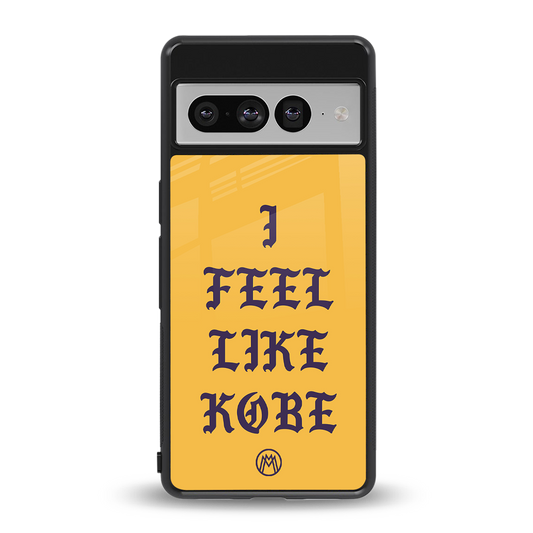 i feel like kobe back phone cover | glass case for google pixel 7 pro