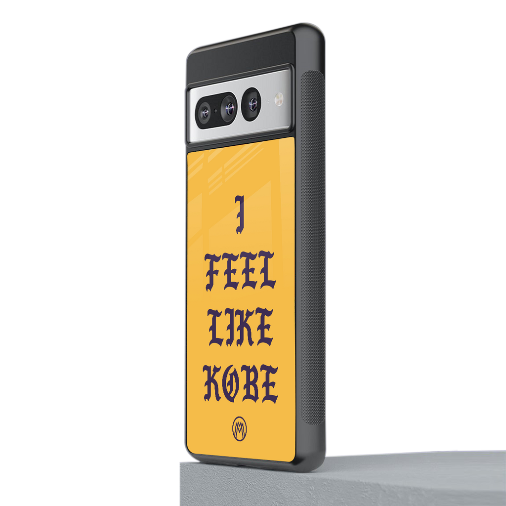 i feel like kobe back phone cover | glass case for google pixel 7 pro