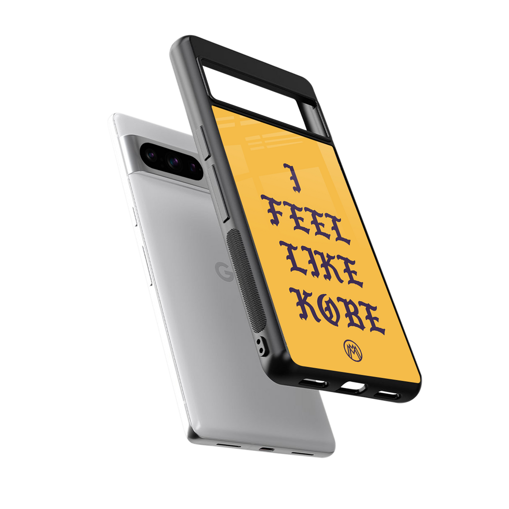 i feel like kobe back phone cover | glass case for google pixel 8 pro