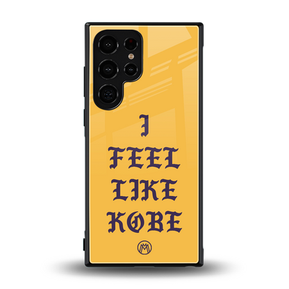i feel like kobe back phone cover | glass case for samsung galaxy s23 ultra