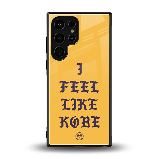 i feel like kobe back phone cover | glass case for samsung galaxy s23 ultra