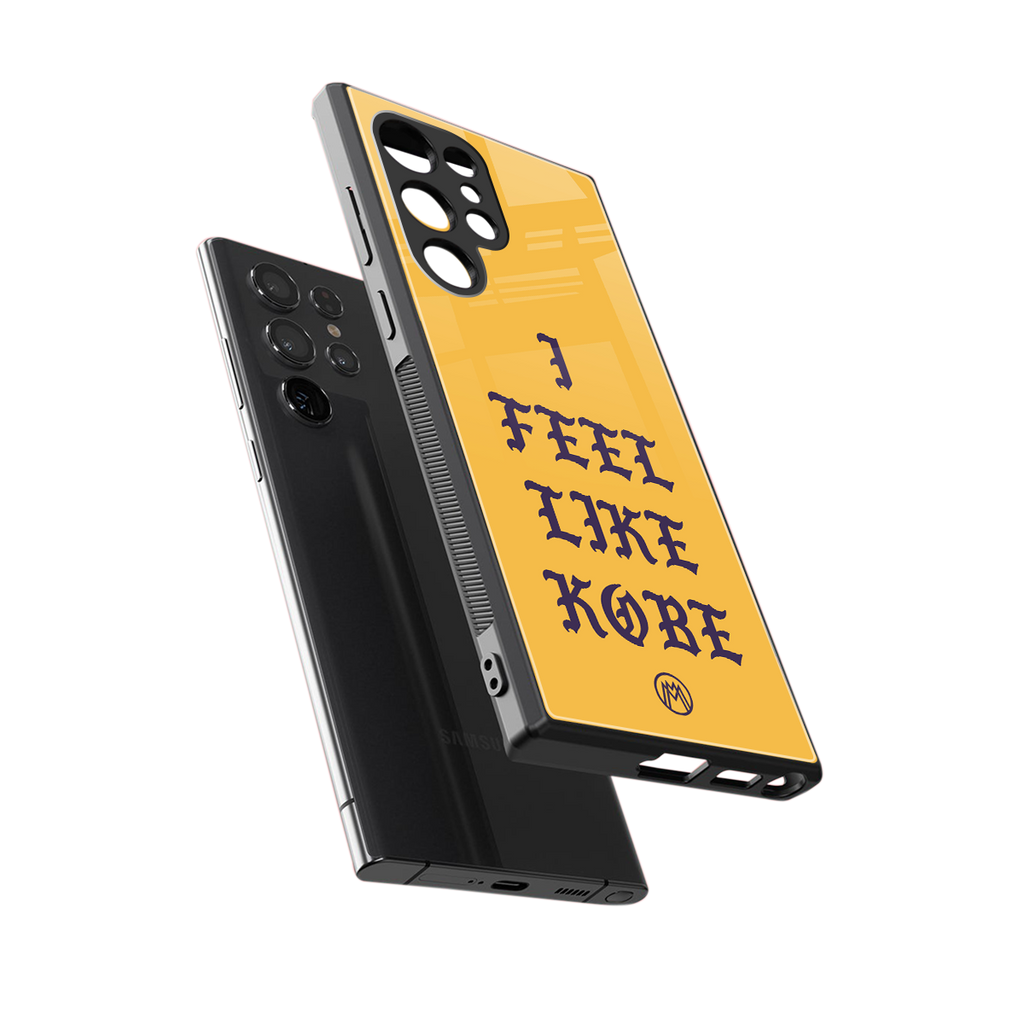 i feel like kobe back phone cover | glass case for samsung galaxy s23 ultra