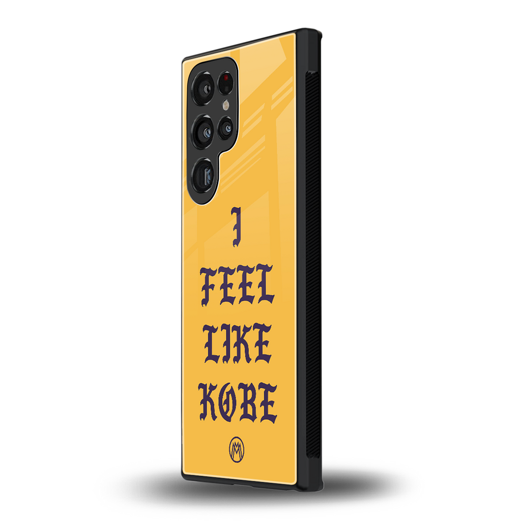 i feel like kobe back phone cover | glass case for samsung galaxy s23 ultra
