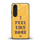 i feel like kobe back phone cover | glass case for samsung galaxy s24