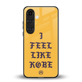 i feel like kobe back phone cover | glass case for samsung galaxy s25 plus