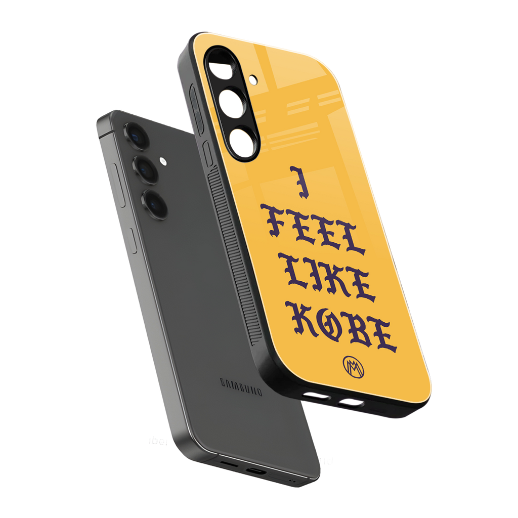 i feel like kobe back phone cover | glass case for samsung galaxy s24 plus