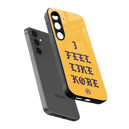 i feel like kobe back phone cover | glass case for samsung galaxy s23 plus