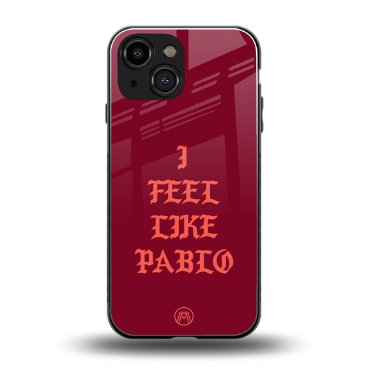 i feel like pablo back phone cover | glass case for iphone 13 mini