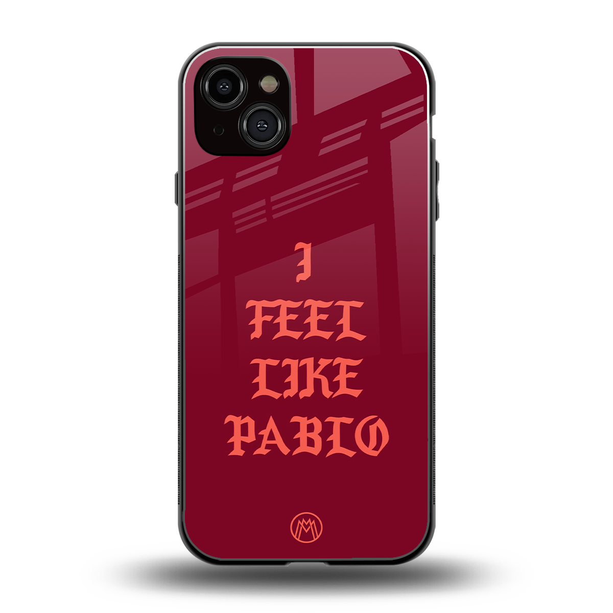 i feel like pablo back phone cover | glass case for iphone 15 plus