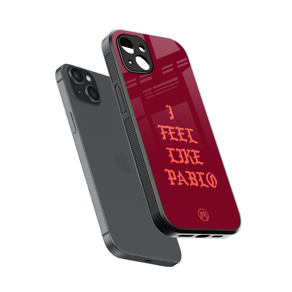 i feel like pablo back phone cover | glass case for iphone 15 plus