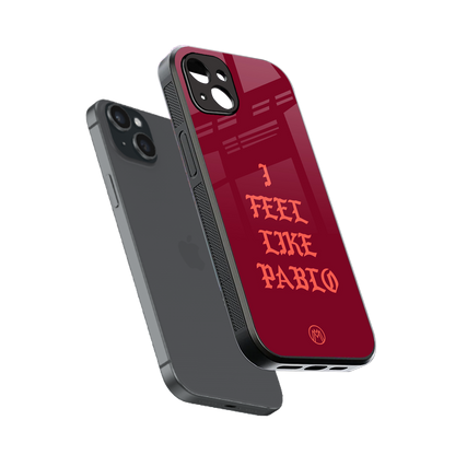 i feel like pablo back phone cover | glass case for iphone 14 plus