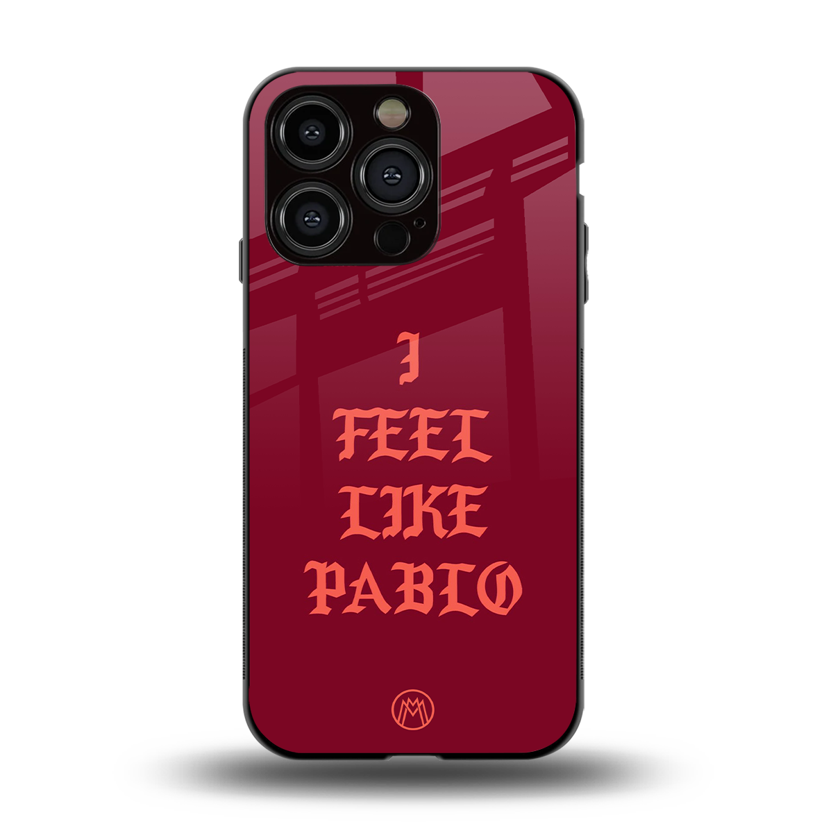 i feel like pablo back phone cover | glass case for iphone 15 pro