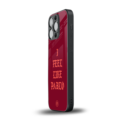 i feel like pablo back phone cover | glass case for iphone 15 pro