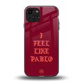 i feel like pablo back phone cover | glass case for iphone 15