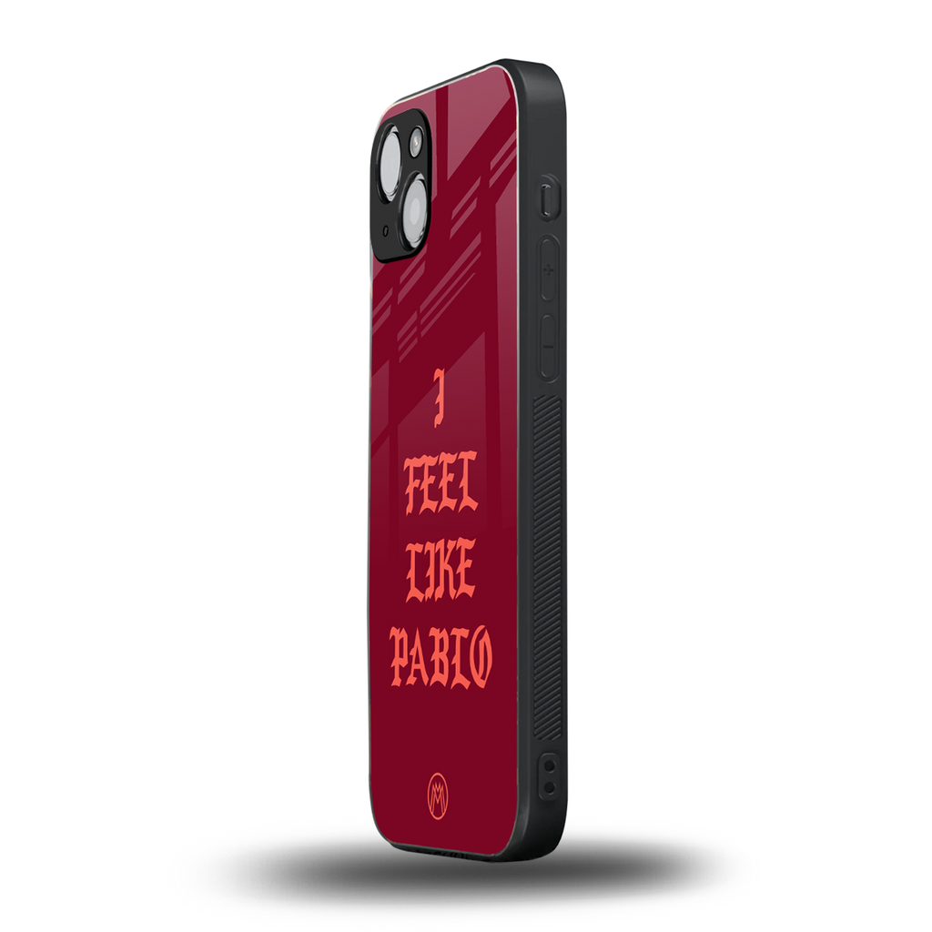 i feel like pablo back phone cover | glass case for iphone 15