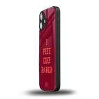 i feel like pablo back phone cover | glass case for iphone 16 plus