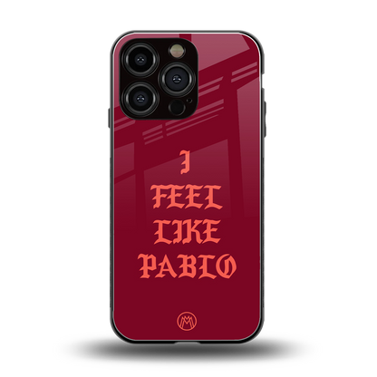 i feel like pablo back phone cover | glass case for iphone 16 pro