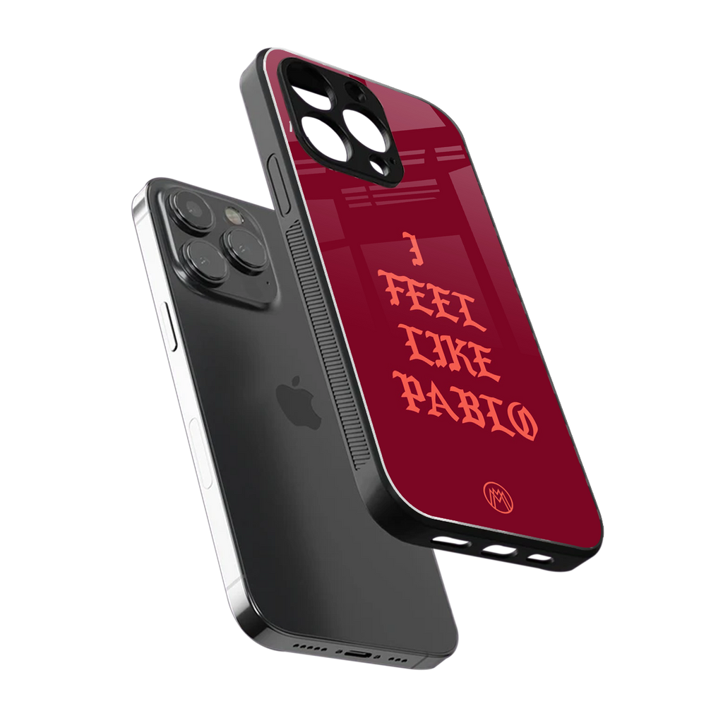 i feel like pablo back phone cover | glass case for iphone 16 pro