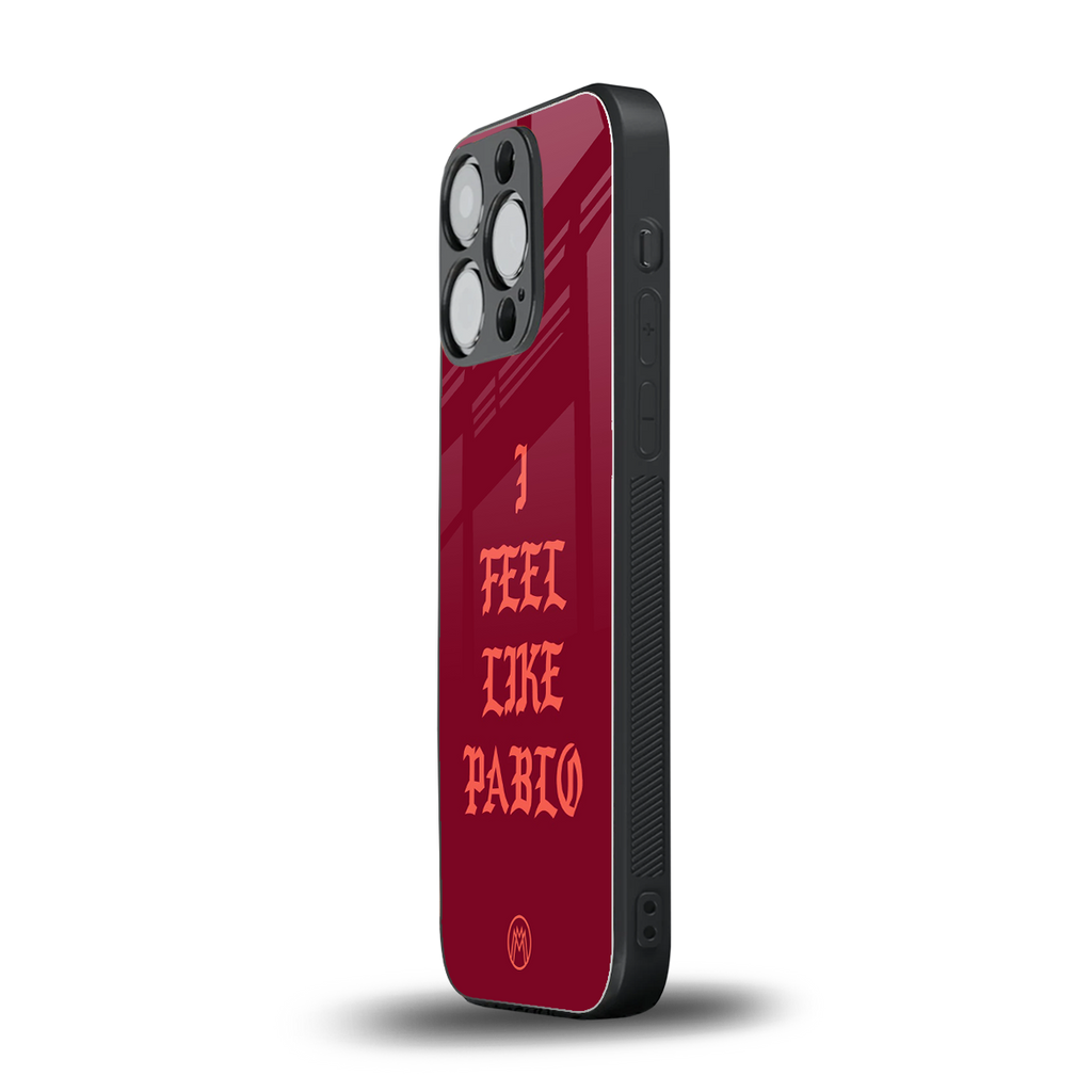 i feel like pablo back phone cover | glass case for iphone 16 pro