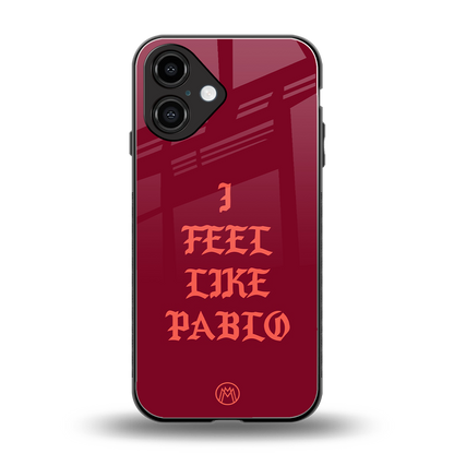 i feel like pablo back phone cover | glass case for iphone 16