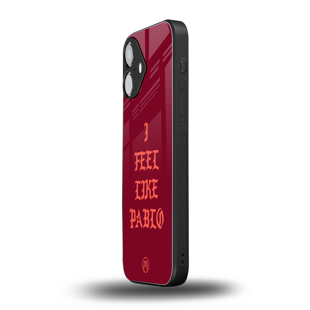 i feel like pablo back phone cover | glass case for iphone 16