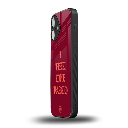 i feel like pablo back phone cover | glass case for iphone 16