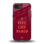 i feel like pablo back phone cover | glass case for iphone 16e
