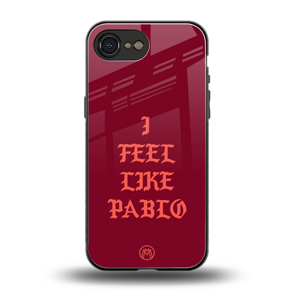 i feel like pablo back phone cover | glass case for iphone 16e