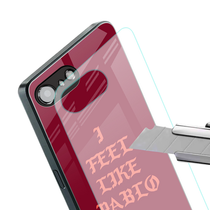 i feel like pablo back phone cover | glass case for iphone 16e