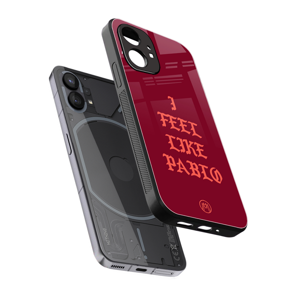 i feel like pablo back phone cover | glass case for nothing phone 1