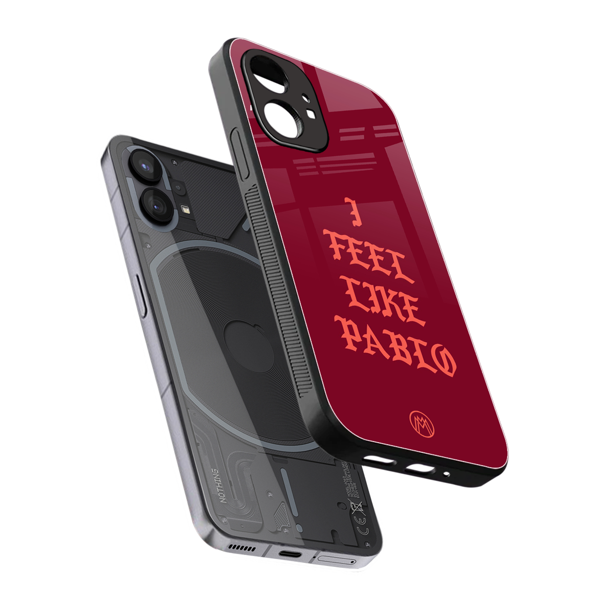 i feel like pablo back phone cover | glass case for nothing phone 1