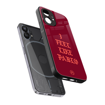 i feel like pablo back phone cover | glass case for nothing phone 1