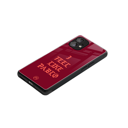 i feel like pablo back phone cover | glass case for nothing phone 1