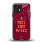 i feel like pablo back phone cover | glass case for nothing phone 2