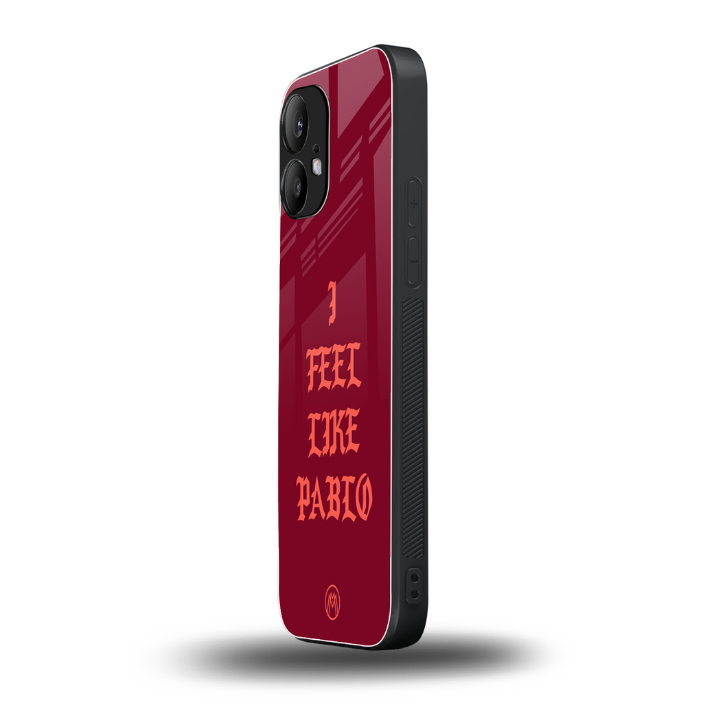 i feel like pablo back phone cover | glass case for nothing phone 2