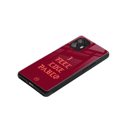 i feel like pablo back phone cover | glass case for nothing phone 2