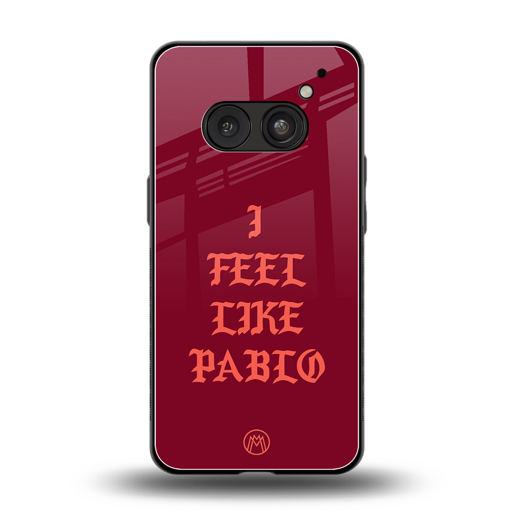 i feel like pablo back phone cover | glass case for nothing phone 2a