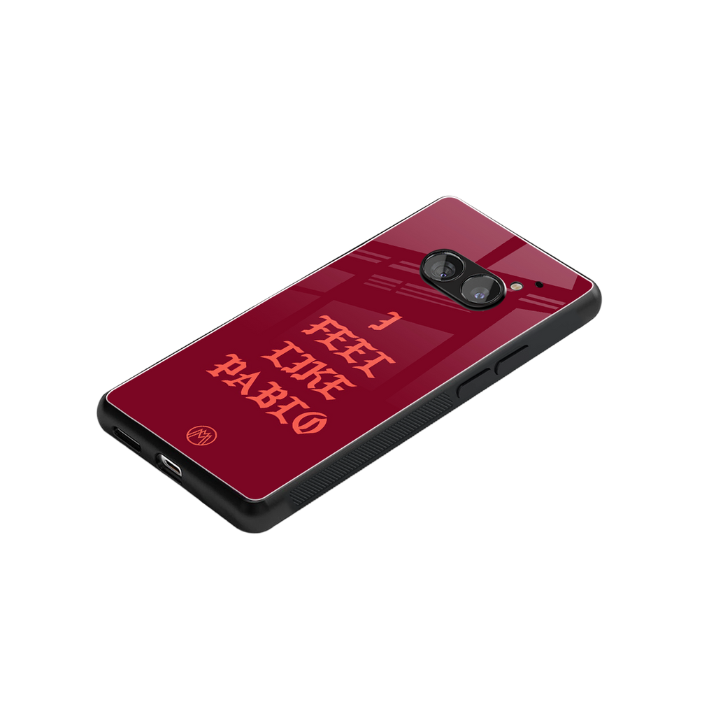 i feel like pablo back phone cover | glass case for nothing phone 2a