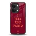 i feel like pablo back phone cover | glass case for oneplus nord 3