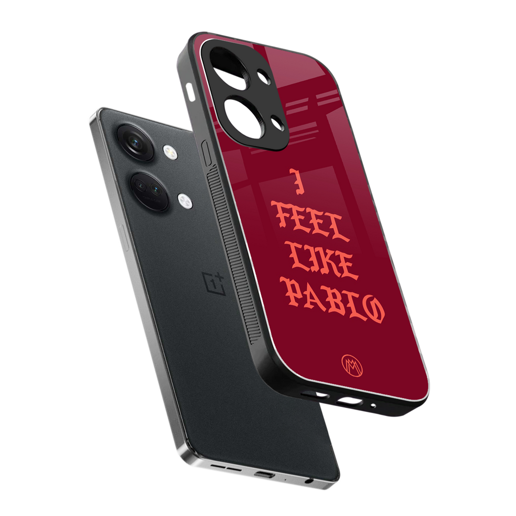 i feel like pablo back phone cover | glass case for oneplus nord 3