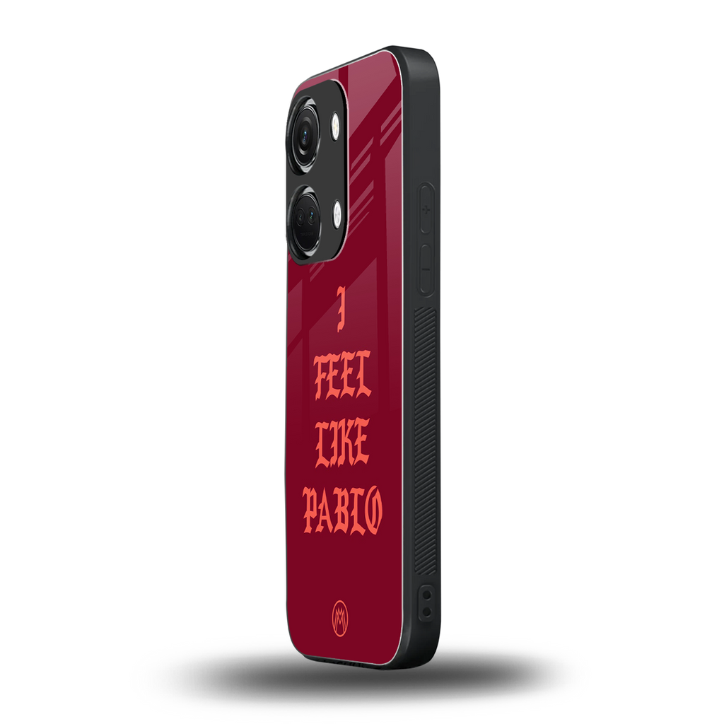 i feel like pablo back phone cover | glass case for oneplus nord 3